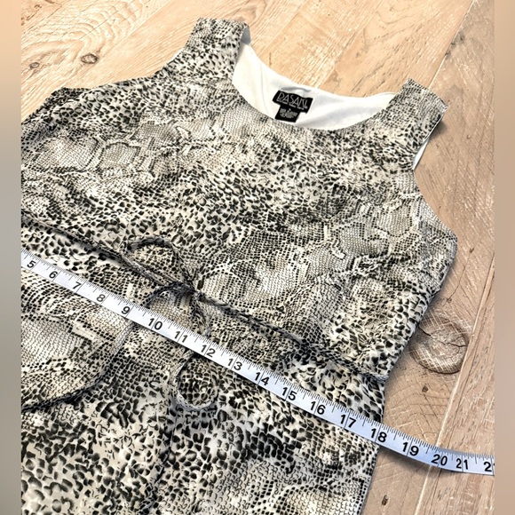 Rasiki New York London Tokyo sheath dress snake skin print S - Picture 8 of 8